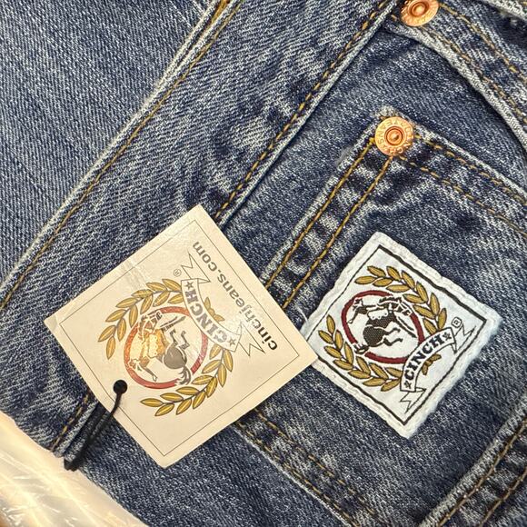 Cinch Jeans Mens 40x30 White Label Relaxed Fit Straight Leg - Picture 5 of 11